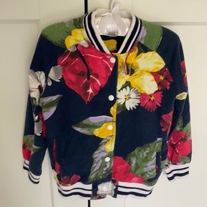Zara girls bomber style jacket/shirt size 5